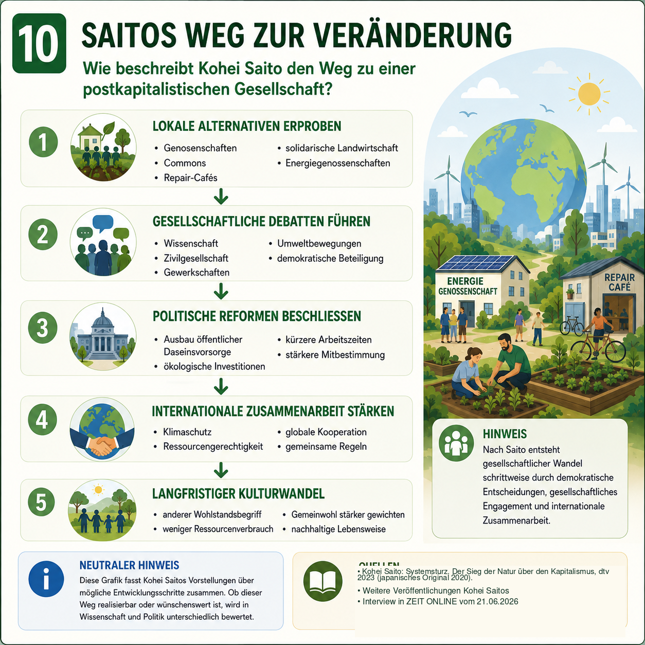 Schaubild 10 der Reihe „KOHEI SAITO: WOHLSTAND OHNE WACHSTUMSZWANG?“