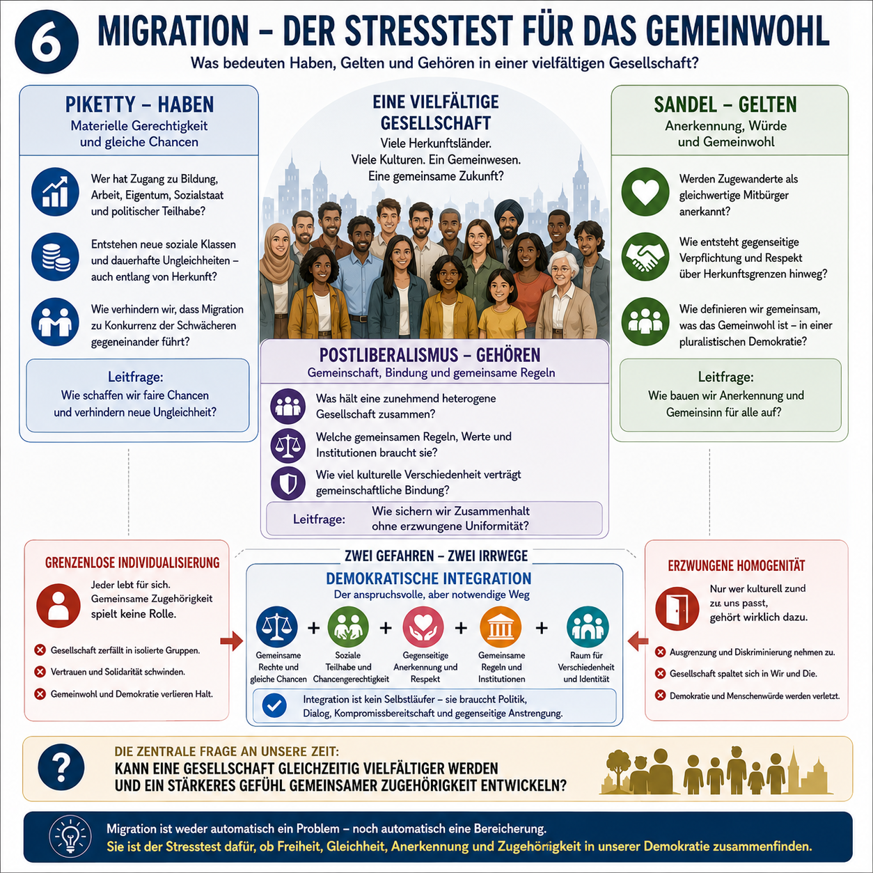 Schaubild 6 der Reihe „DREI PERSPEKTIVEN – EIN ZIEL: WAS BRAUCHT EINE FREIE GESELLSCHAFT?“