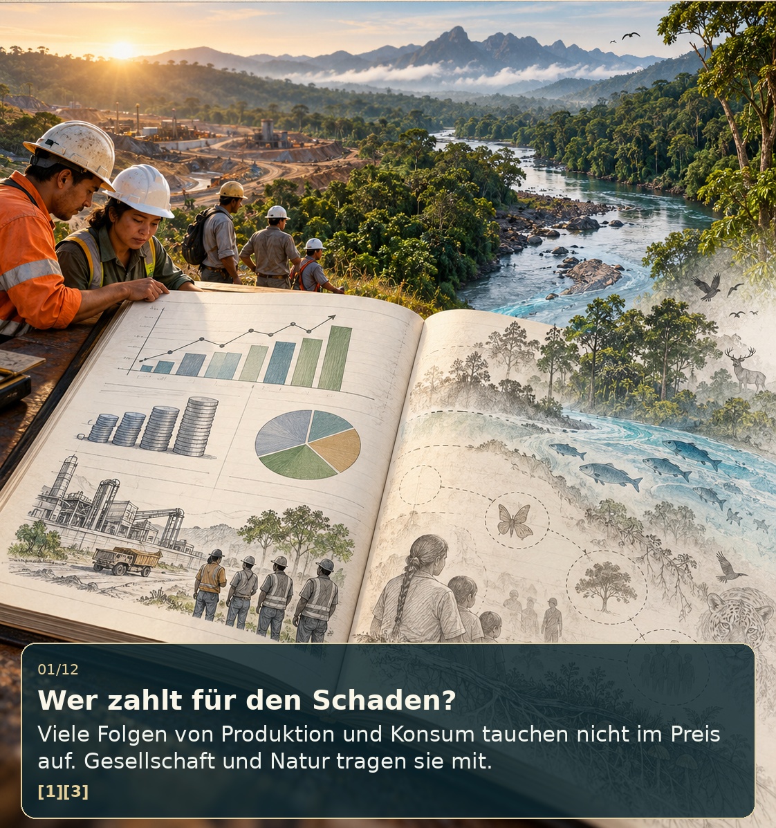 Schaubild 1 der Reihe „Umweltkosten gehören in die Rechnung – weltweit“