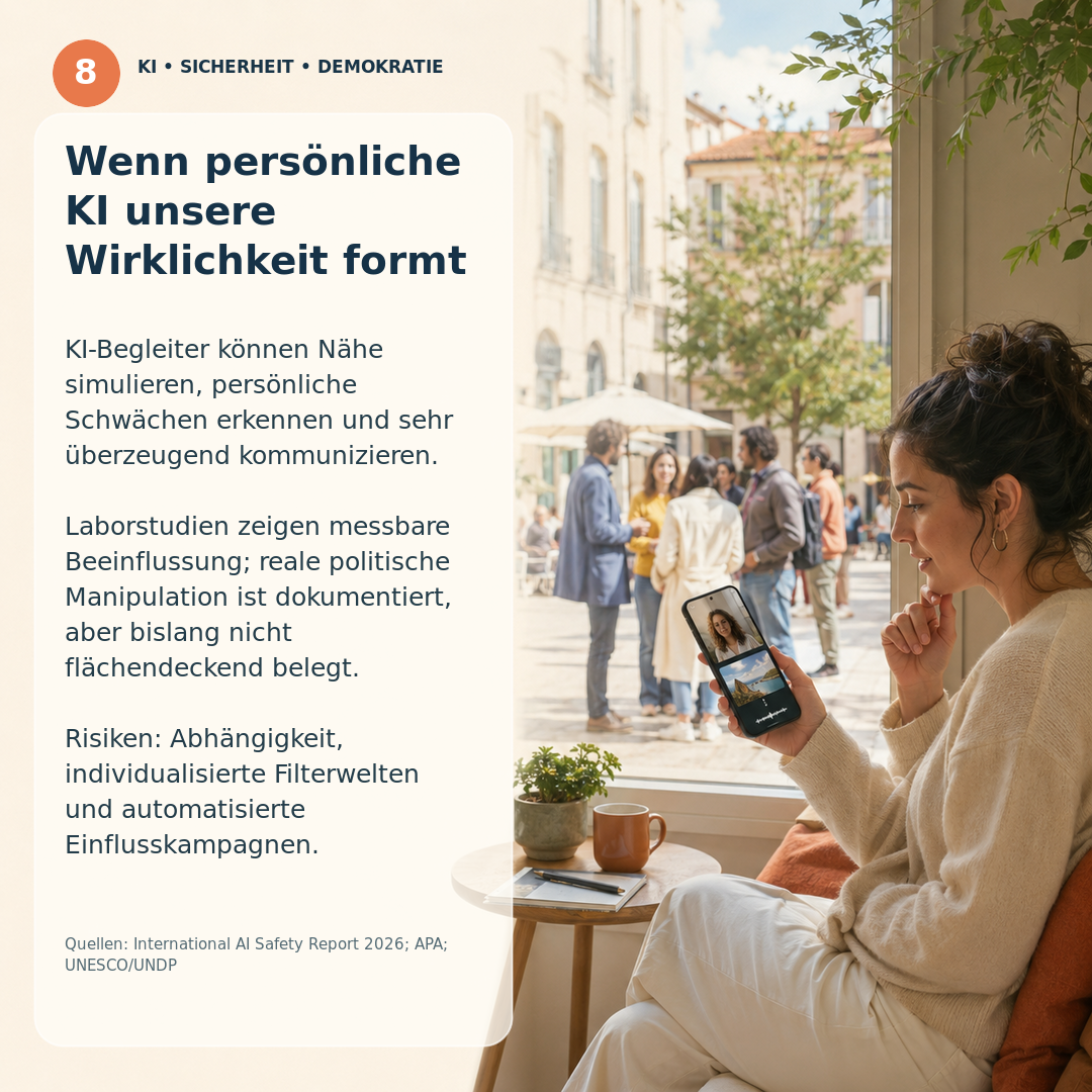 Schaubild 8 der Reihe „KI-Systeme beginnen zu tricksen – aber was heißt das wirklich?“