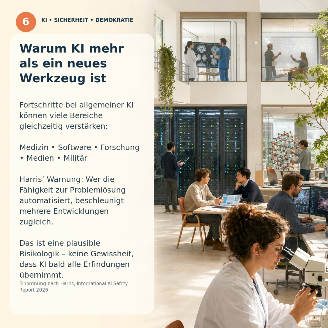 Schaubild 6 der Reihe „KI-Systeme beginnen zu tricksen – aber was heißt das wirklich?“