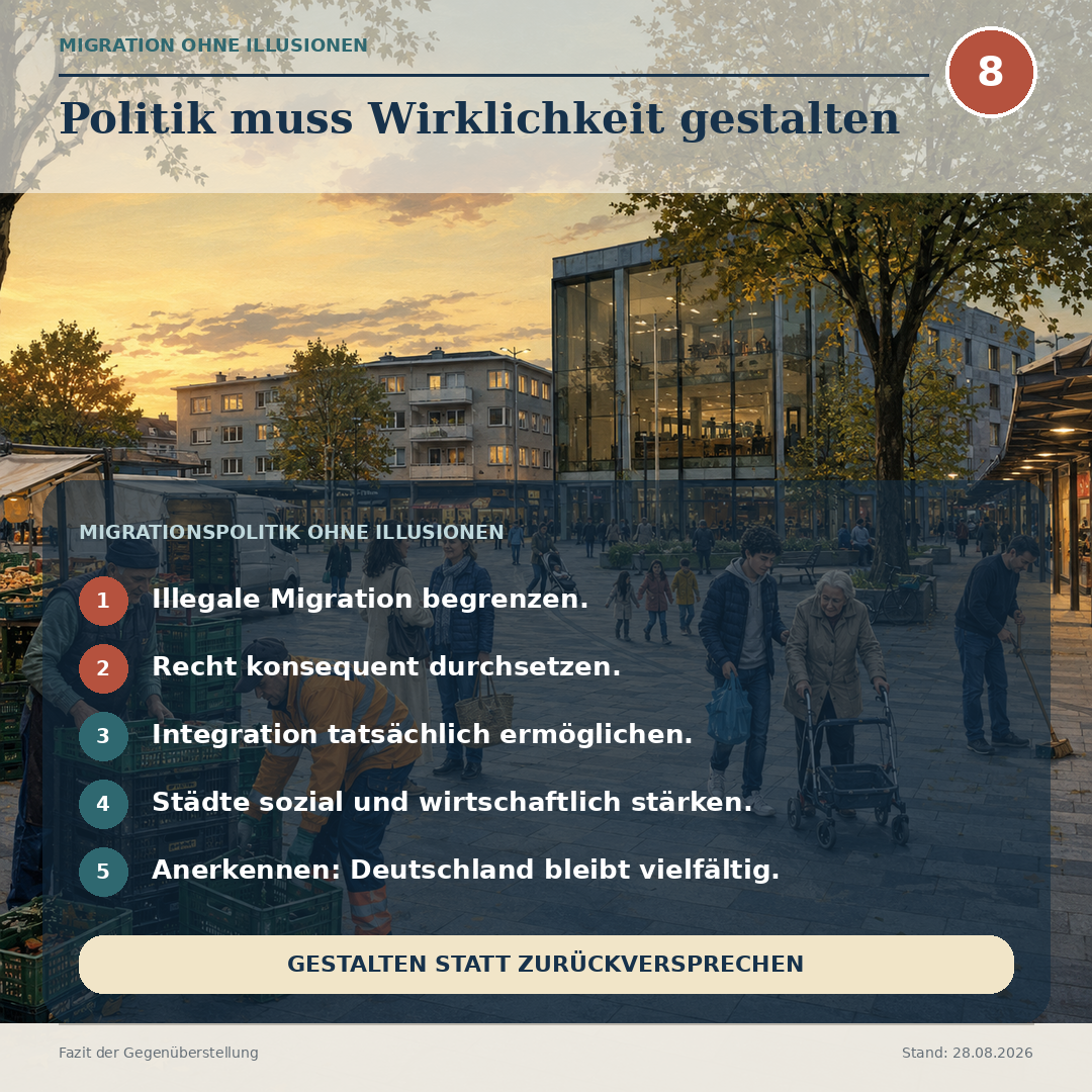 Schaubild 8 der Reihe „MIGRATION OHNE ILLUSIONEN“