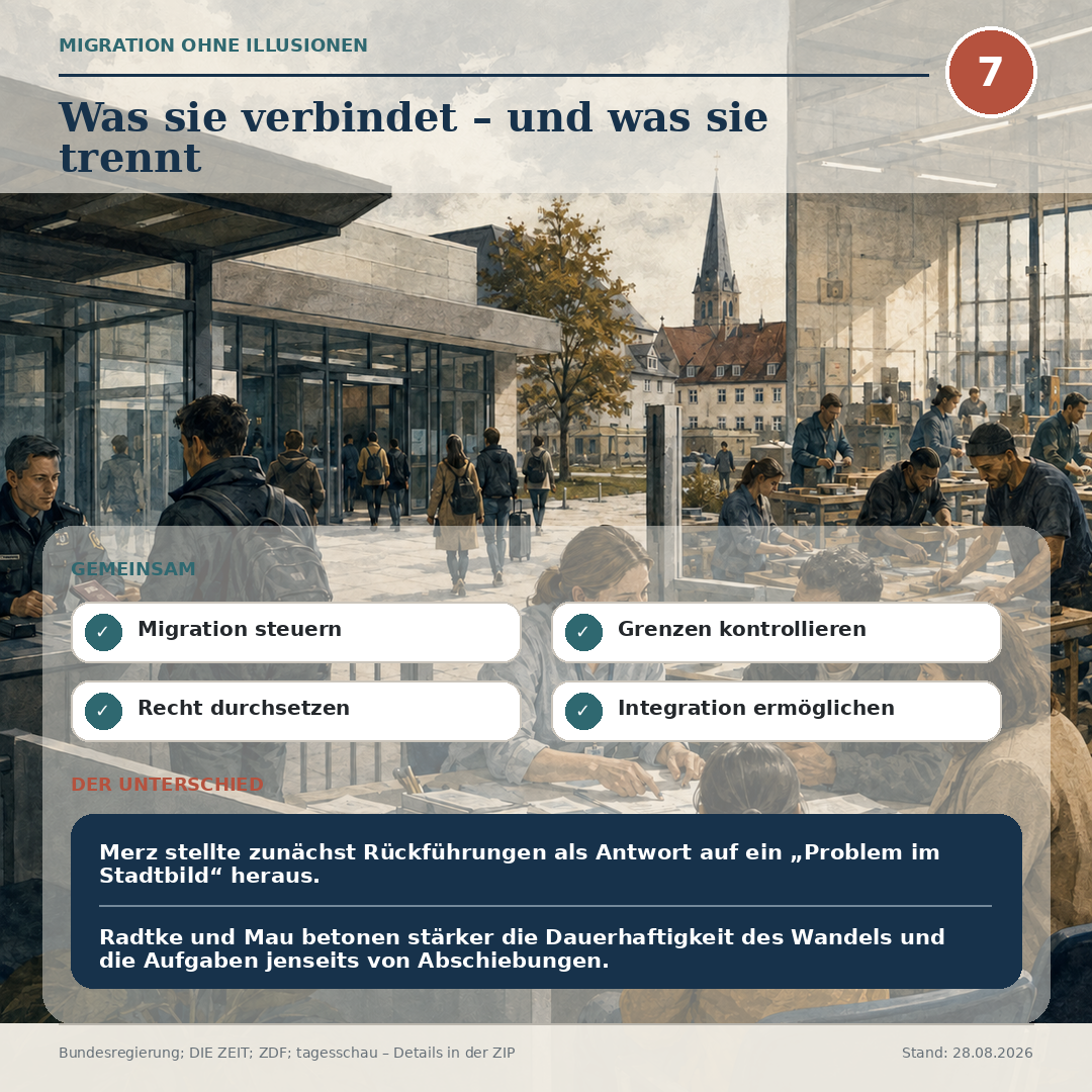 Schaubild 7 der Reihe „MIGRATION OHNE ILLUSIONEN“