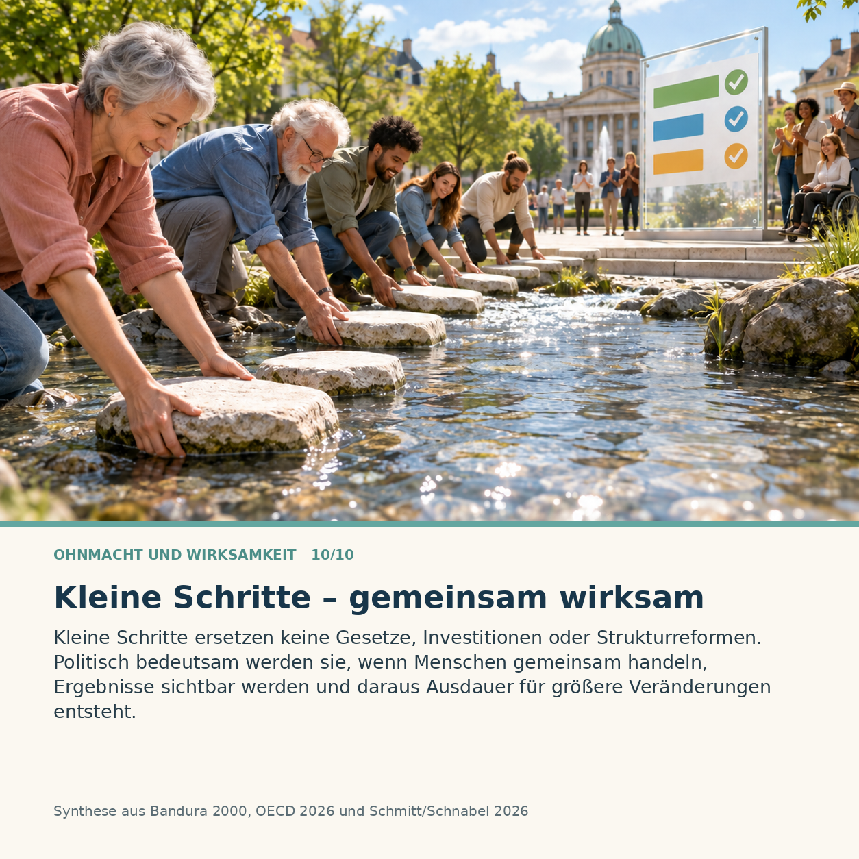 Schaubild 10 der Reihe „Ohnmacht und Wirksamkeit“