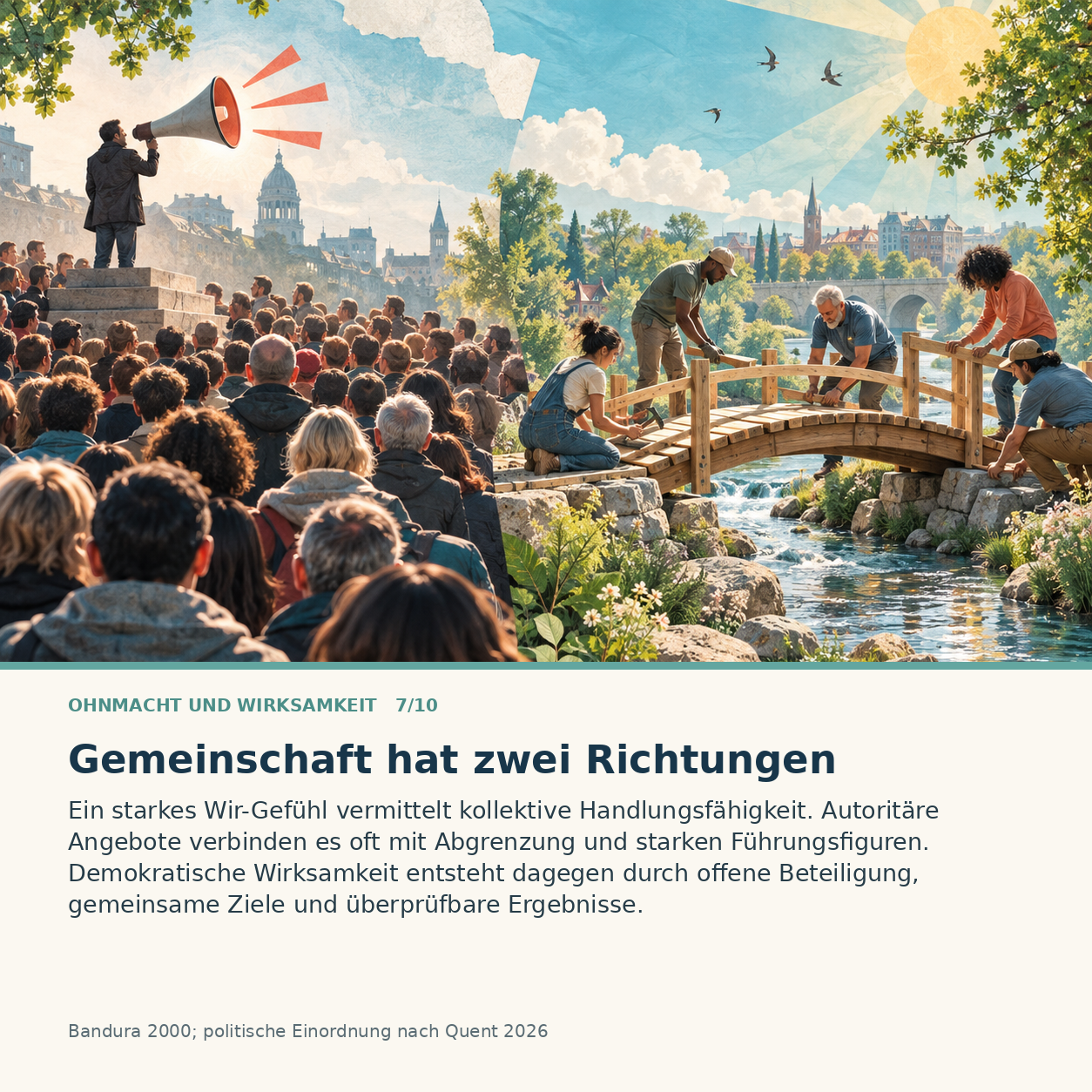 Schaubild 7 der Reihe „Ohnmacht und Wirksamkeit“