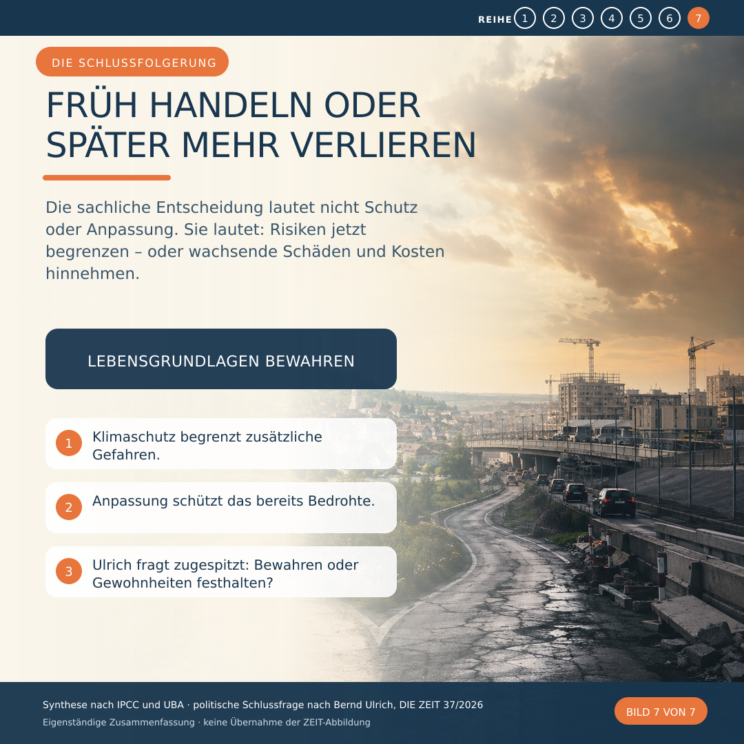 Schaubild 7 der Reihe „Klimaschutz Anpassung“