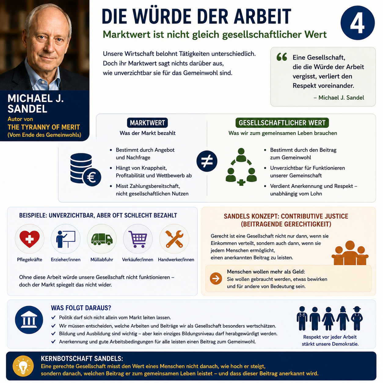 Schaubild 5 der Reihe „MICHAEL SANDEL: WARUM LEISTUNG ALLEIN KEINE GERECHTE GESELLSCHAFT SCHAFFT“
