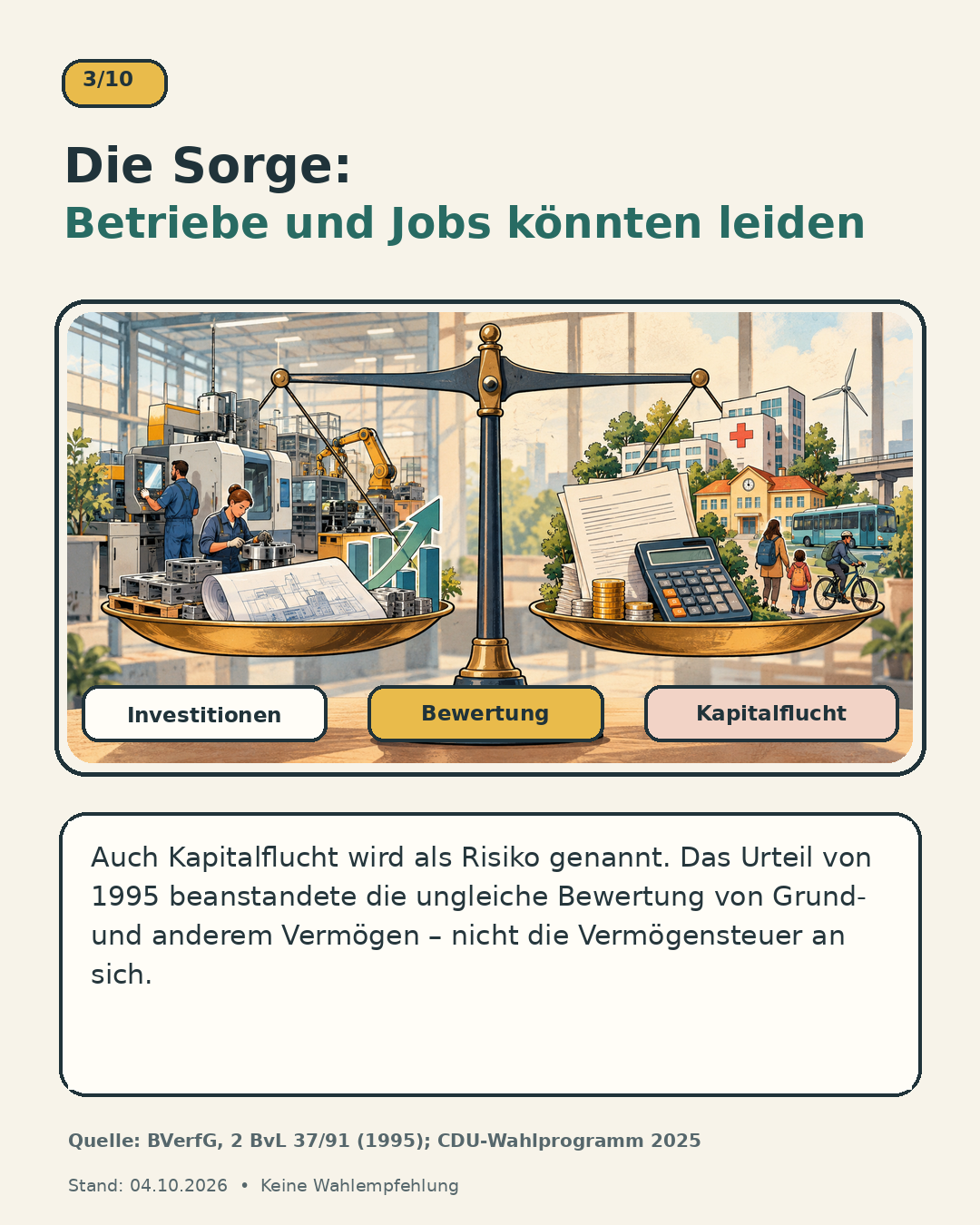 Schaubild 3 der Reihe „Warum belastet die CDU/CSU große Vermögen nicht stärker?“