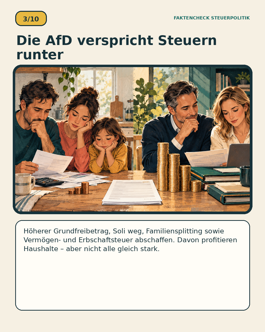 Schaubild 3 der Reihe „AfD Steuerpolitik und die persönliche Lage ihrer Wähler“