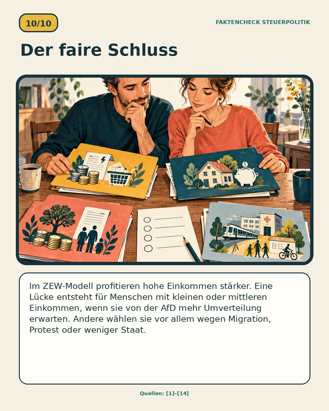 Schaubild 10 der Reihe „AfD Steuerpolitik und die persönliche Lage ihrer Wähler“