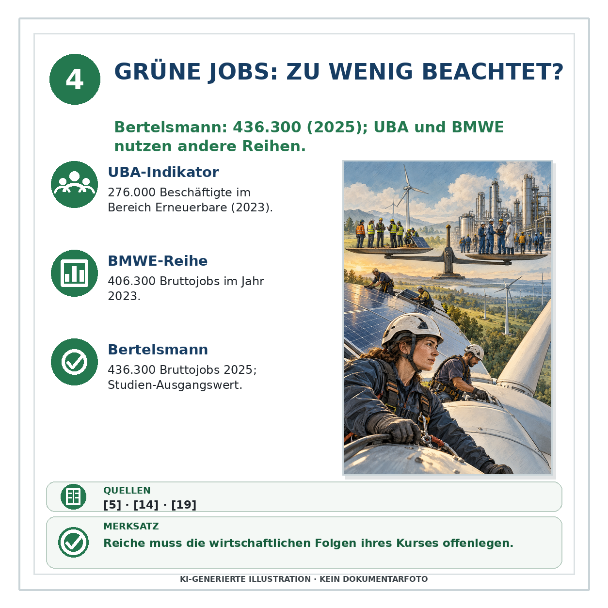 Schaubild 4 der Reihe „Katherina Reiche und die Energiepolitik: Wo die Kritik ansetzt“