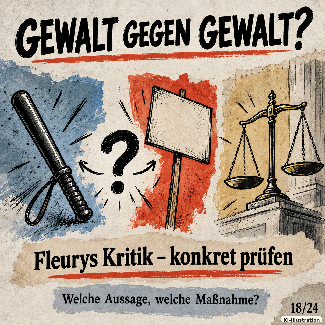 Schaubild 18 der Reihe „Cynthia Fleury: Gewalt, Protest und Demokratie“