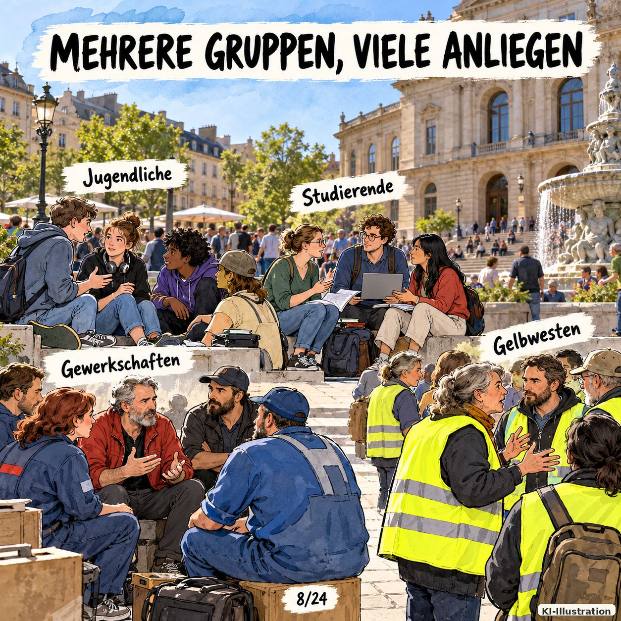 Schaubild 8 der Reihe „Cynthia Fleury: Gewalt, Protest und Demokratie“