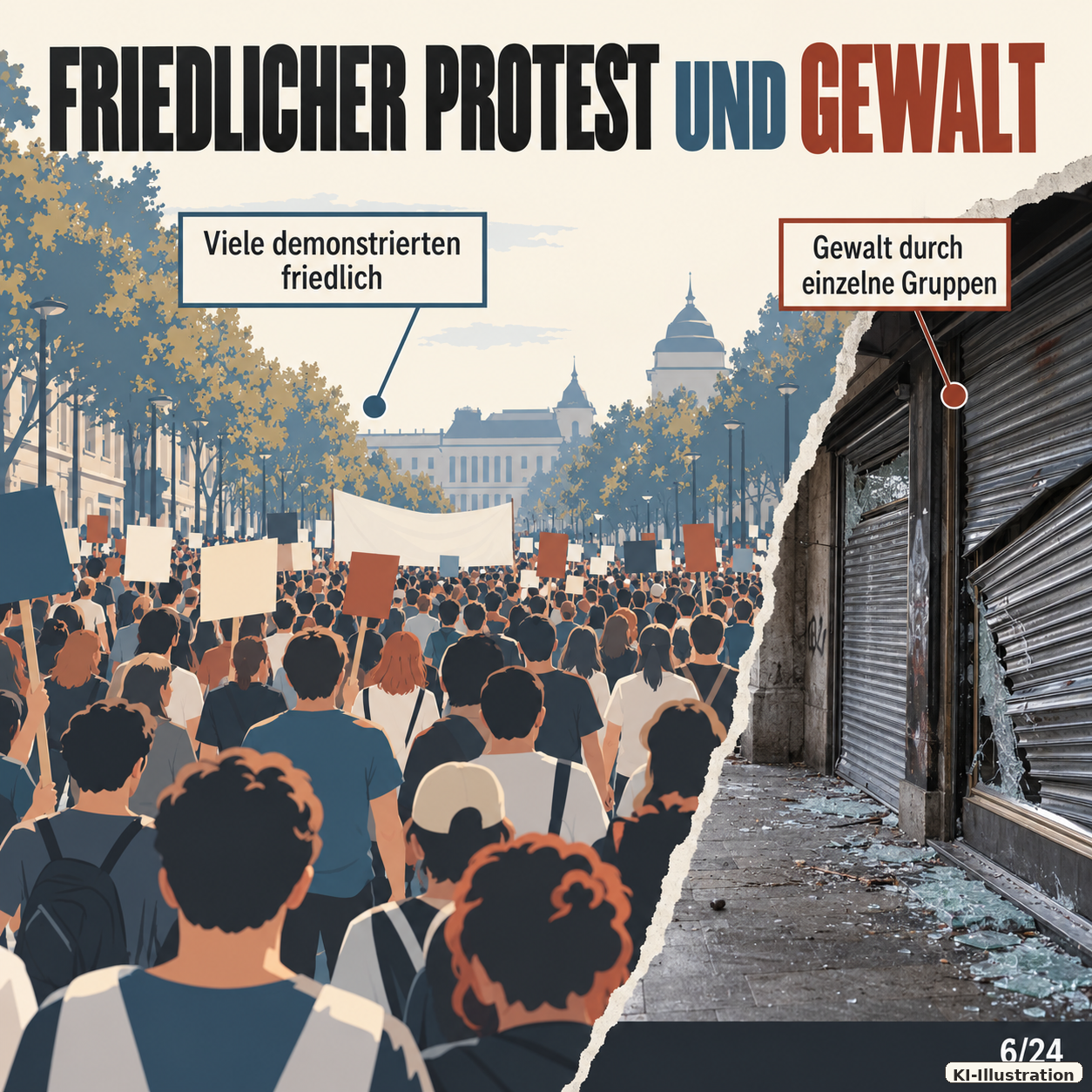 Schaubild 6 der Reihe „Cynthia Fleury: Gewalt, Protest und Demokratie“